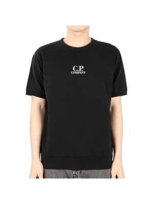 CP컴퍼니 23SS 남성 로고 프린팅 반팔(블랙) 14CMSS183A 002246G 999