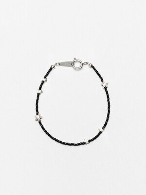 Milky Way Bracelet - Black & Silver