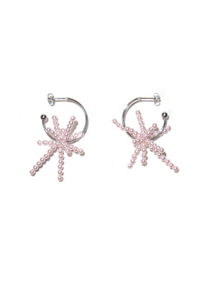 Signature pale pink motif Earrings(mini)│시그니처 페일 핑크 모티브 귀걸이(미니)