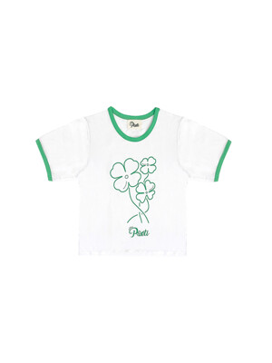 [nove poeti] CLOVAR T-shirts 클로버티셔츠 - GREEN