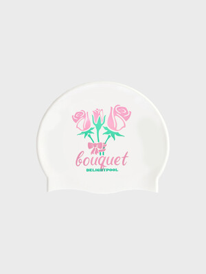 Rose Bouquet Swim Cap - Pink