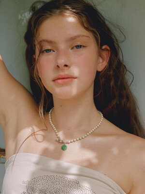Pearl n Beads Rose Necklace_VH2435NE008M