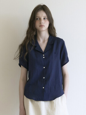 Ritz Logo Blouse Navy