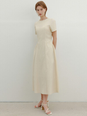 린다 셔링 슬림 드레스 / LINDA SHIRRING SLIM DRESS_2colors