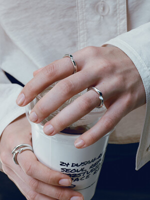 PRICKLE SIMPLE RING (2COLOR)