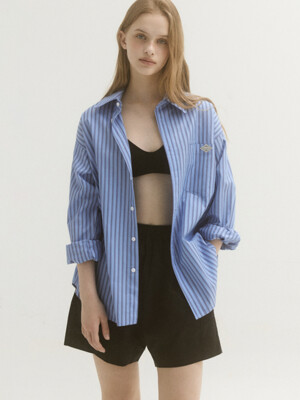 Blunt classic stripe shirts (blue)