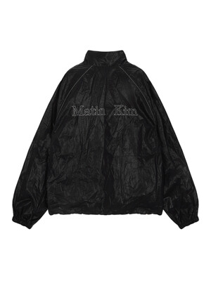 MATIN COATING ANORAK JUMPER IN BLACK