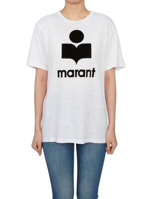 ISABEL MARANT 이자벨마랑 즈웰 여성 반팔티셔츠 TS0001FB A1N09E 20WH
