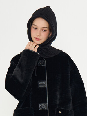 MET wool cosy balaclava black