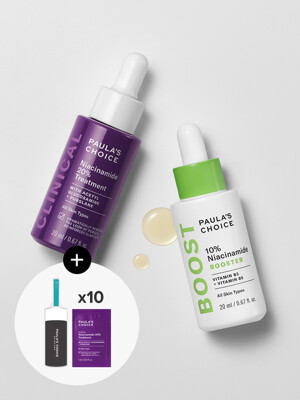 [모공케어세트](+10ml 추가 증정) 나이아신아마이드 부스터 앰플 20ml + 트리트먼트 20ml