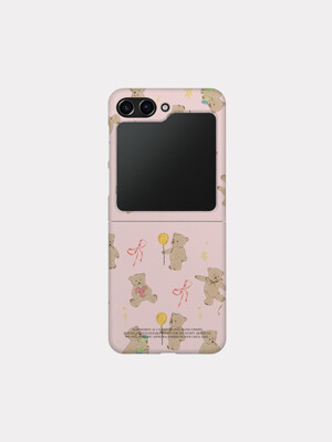 sweet bear pattern 디자인 [제트플립 하드 폰케이스]