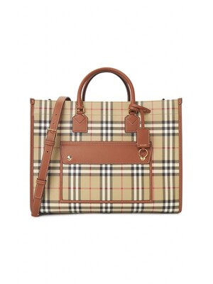 BURBERRY 버버리 체크 여성 토트백 8097568