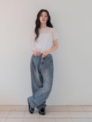 시어 블라우스 ED25M4FRB0190
