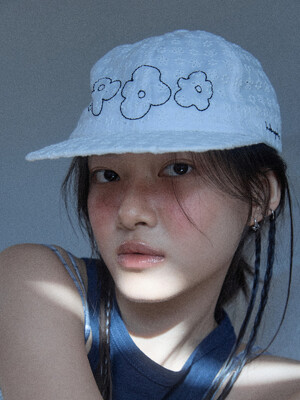 Lace Ball Cap_White