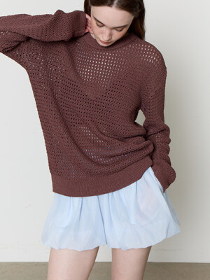 CLOUD VOLUME LAYERED SHORT SKIRT [SKYBLUE][BLACK]