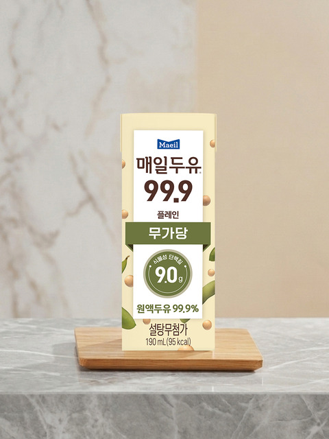 매일유업 매일두유 99.9 플레인 190ml 48팩