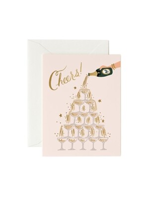 Champagne Tower Cheers 축하 카드