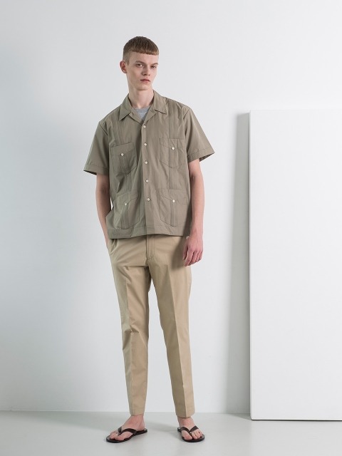  - 디그레 (Dgre) - DGRE 디그레 COVENT SLIM STRAIGHT PANTS BEIGE