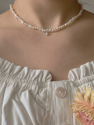 [단독]deep 4th blossom necklace (Silver 925)