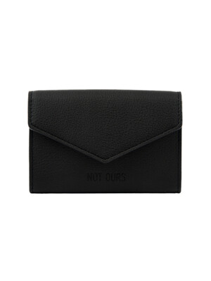 Real cactus card holder | Lead black