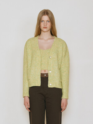 [단독]Eco Cardigan Set_Light Yellow