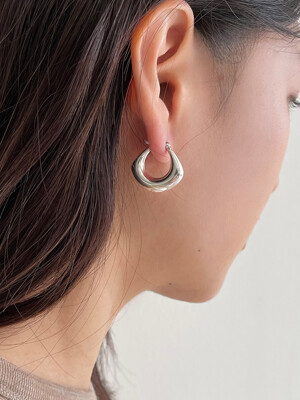 [silver925] filt earring