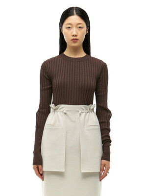 Luton Knit Top_Espresso