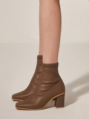 BB Span Ankle Boots_Mocha