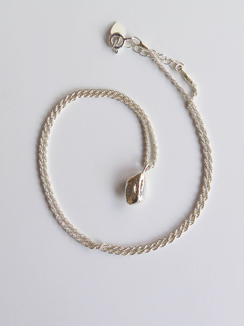 주얼리 - 드문 (DE MOON) - brick silver necklace