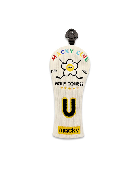 골프 - 맥키 (macky) - 맥키클럽 유틸리티 커버 화이트