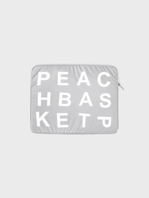p.b laptop pouch (silver)