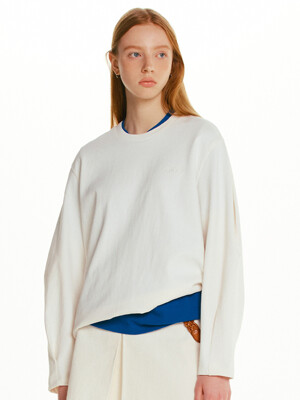GNOCCHI Volume sleeve T-shirt (Ivory)