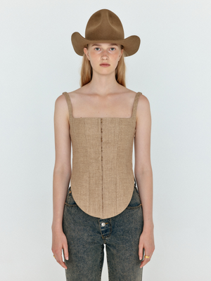 WEKO Bustier Top - Camel