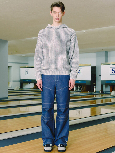 팬츠,데님 - 에프디알 (FDR) - Parasuit+Skipants Mixed Jean_Blue Indigo