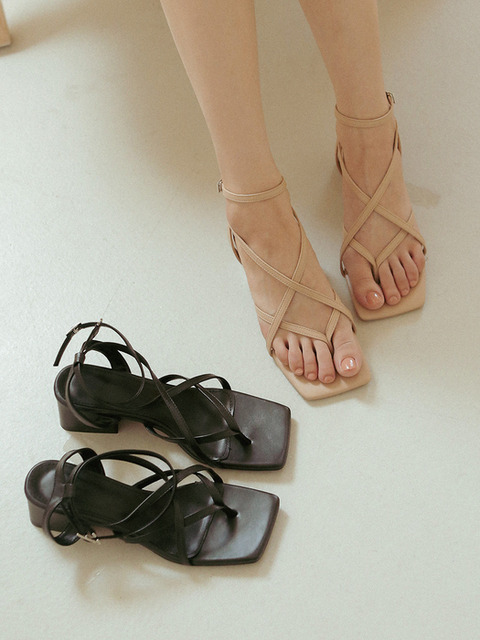 샌들 - 프리플라 (fri fla) - ctm3045 Gladiator middle heel sandals _ 2colors