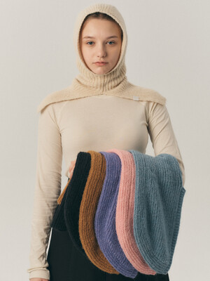 Cape knit balaclava_8color