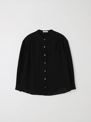 Embroided Cotton Blouse - Black