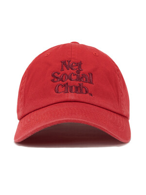 TNT LOGO WASHED CAP (RED)