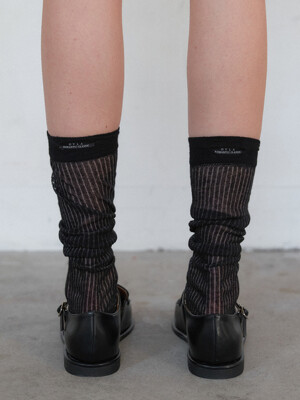 [단독] see-through knee socks