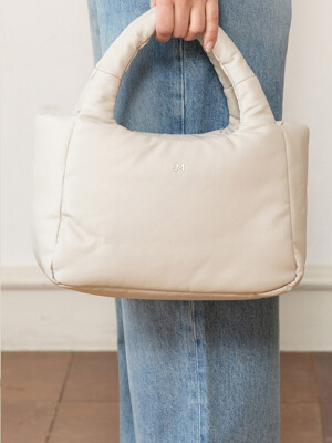BAILEY soft medium tote bag_Ivory