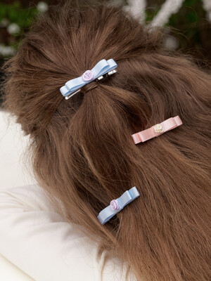 Carry Barrette_Romantic One Rose Hair Pin (2SET)
