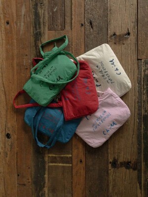 Paper Heart Puffer Bag (5color)
