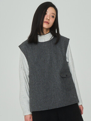 Pocket Gray Vest