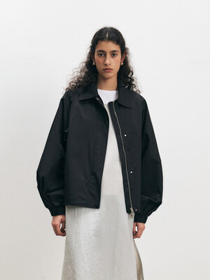 TFS COLLAR COTTON BOMBER JUMPER_2COLORS