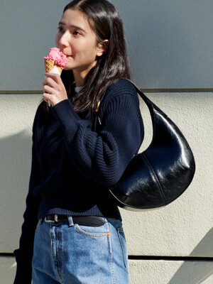 [단독]ROUND MIELE HOBO BAG_2COLORS