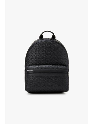 ARMANI EXCHANGE  남성 디보싱 로고 패턴 백팩( A415170003) 블랙