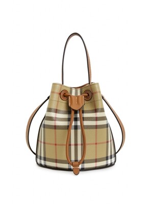 BURBERRY 버버리 체크 여성 버킷백 8100486