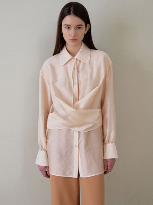 X BLOUSE PEACH 엑스 블라우스 피치