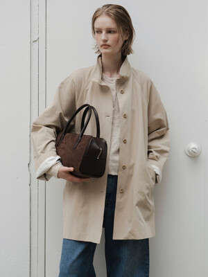 Half trench coat (2colors)