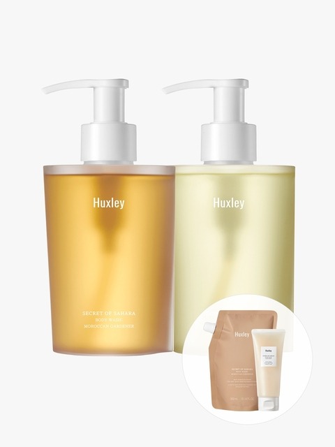헉슬리 [리필파우치+슬립마스크팩 증정 ]바디 워시 듀오 (300ml x 2EA)